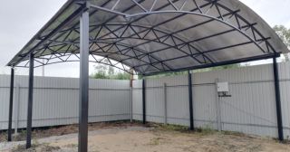 Арочные навесы из металлопрофиля Назарово, цена от 3488 руб.