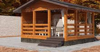 Беседки из бруса на заказ в Назарово - Купить от 2083 руб.