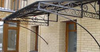 Кованные навесы к дому в Назарово по доступной цене | НавесыНрв от 2083 рублей